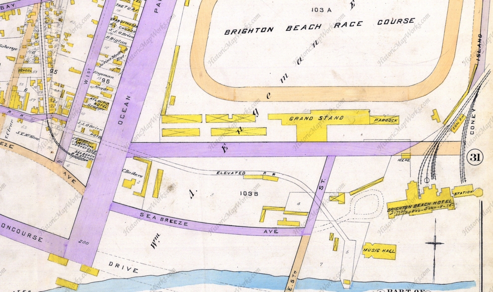 Streetcars and Spatial Analysis The Coney Island Elevated Railway and the Brighton Beach Race Track